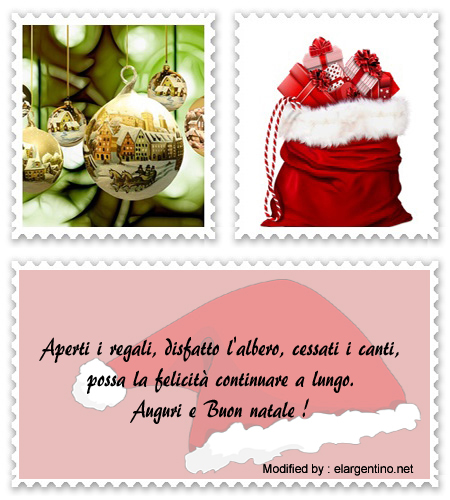 los mejores mensajes de Navidad en Italiano para Messenger